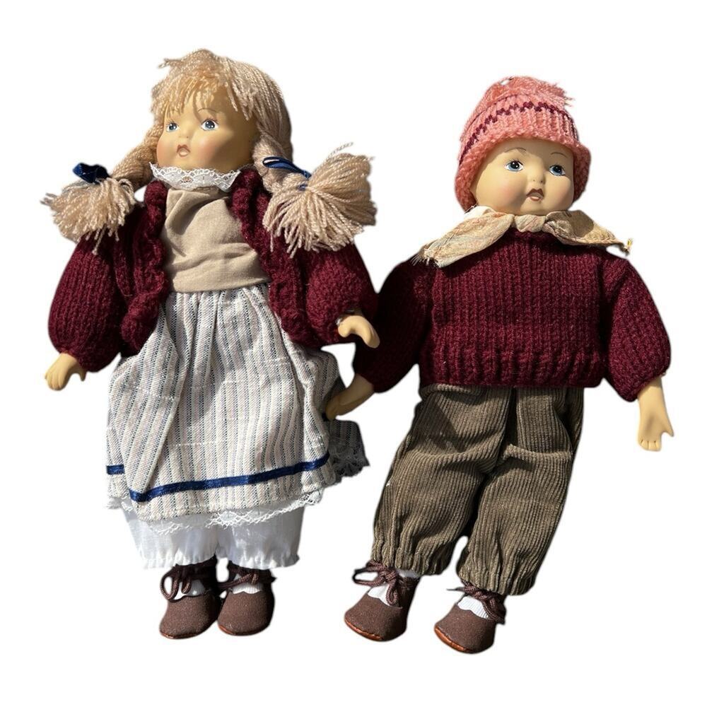 Kein Spielzeug Porcelain Girl & Boy German Dolls